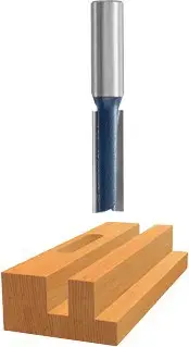 Bosch 5/16" 1/4" Shank 1 Flute Straight Bit