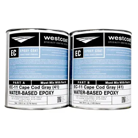Westcoat EC-11 Cape Cod Gray 1.5 gal. Water-Based Epoxy