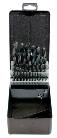 29Pc 1/16"-1/2" Jobber Hss Bit Set Triumph Moss Triumph