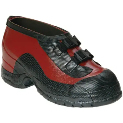 Salisbury Size 9 Red Storm Rubber Two-Buckle Deep Heel Overshoe